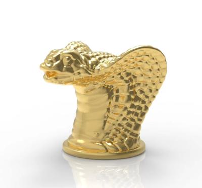 China Snake Zinc Alloy Perfume Bottle Cap Eco Friendly All Color Accepted for sale