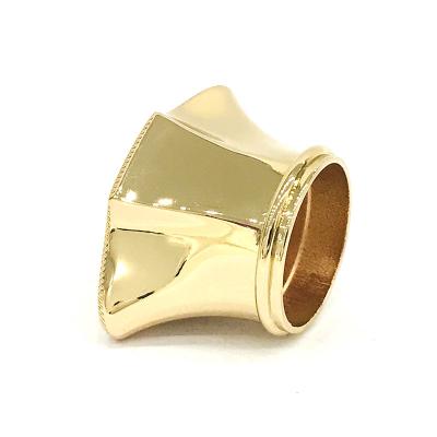 China Classic Zinc Alloy Gold Plating Metal Zamak Perfume Bottle Cap for sale