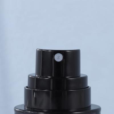 China 24 Teeth Black Spray Head Cosmetic Makeup Spray Pump Head Plastic Toner Spray Head for sale