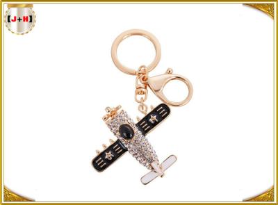 China Colourful Zinc Alloy Material Metal Key Ring Holder Electroplate Hunging Dia 40mm for sale