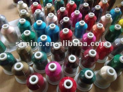 China High Shine High Temperature Resistant 100% Trilobal Rayon Embroidery Thread for sale