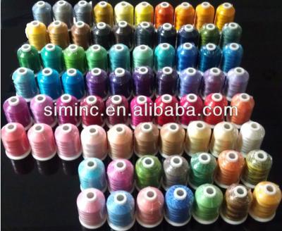 China High Temperature Resistant Viscous Rayon Embroidery Thread For Barudan Machine for sale