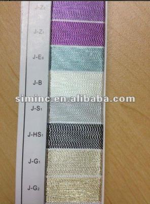 China Viable chart of diamond color swatches for metallic thread, thread color chart for metallic thread for sale