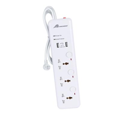 China China Factory Residential / Multipurpose Vendor Universal Plug Power Strip With Usb Ports for sale