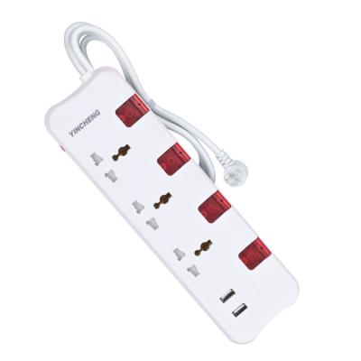 China Factory price residential/general purpose wholesale multi socket universal power strip usb for sale