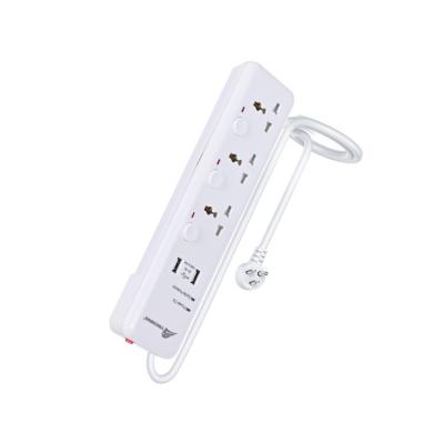 China Residential/Multi-Purpose Factory Best Quality Socket Strip Port Direct Selling Power Outlet With Usb for sale