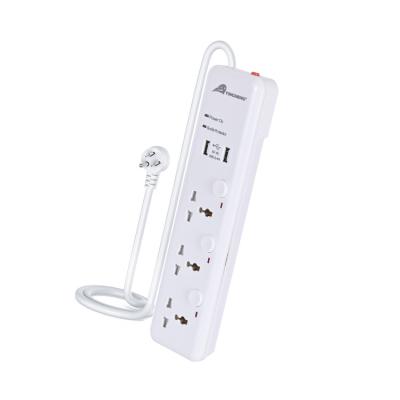 China Residential / Multi-Purpose Factory Directly Supply Chinese Factory Table Strip Multiple Usb Power Socket for sale