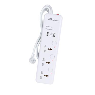 China Factory Price Residential / Multipurpose Manufacturer Supplier Outlet Wall Us American Power Strip Usb Socket for sale