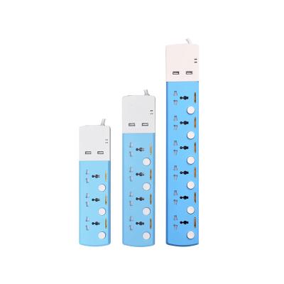 China Residential / Multipurpose Modern Flexible Flat Extension Sockets Universal Smart Extension Strip Socket for sale