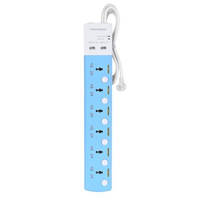 China Morden Style Residential/Multi-Purpose Noise Wholesale Office Multi-Hole Surge Protector Porous Power Outlet Universal Socket for sale