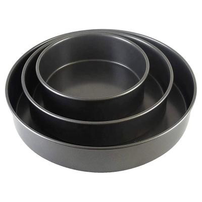 China Sustainable Luxury Nonstick Bakeware Oven Bakeware Set Round Bake Dishes Baking Dish Carbon Steel Cake Molds Tray Dishes Baking Pan for sale