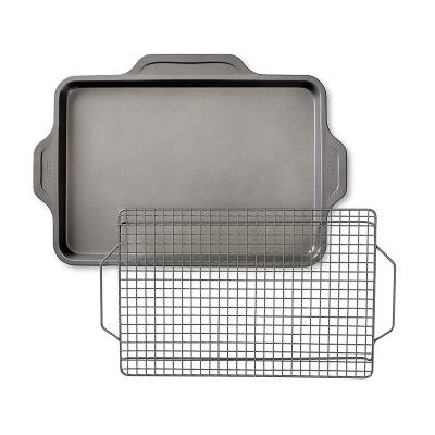 China Amazon Stainless Steel Sheet Pan Molds Tray Viable Hot Selling Cake Tray With Stand for sale