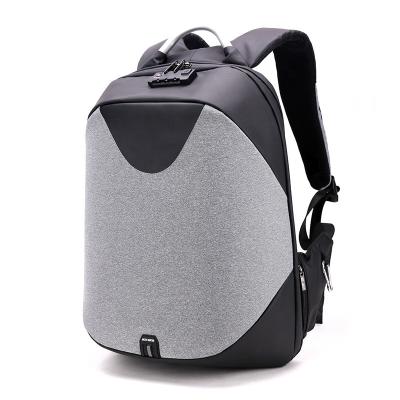 China Waterproof Laptop Backpack Anti Theft Thin Lightweight Business Travel Bag With USB College School Daypack Filling Left Work for sale