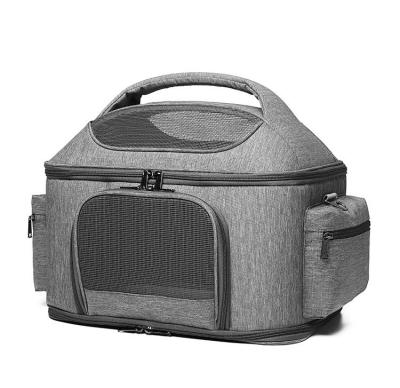 China Sustainable High Quality Pet Carrier Airline Approved Premium Under Seat Compatibility For Dogs And Cats for sale