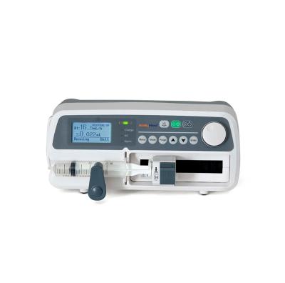 China High Quality Plastic Single Channel Electronic Syringe Infusion Pump With Touch Screen And Drug Library for sale