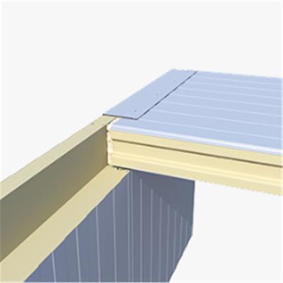 China Corrosion Proof Steel Construction Building Material Polyurethane Sandwich Panel for sale