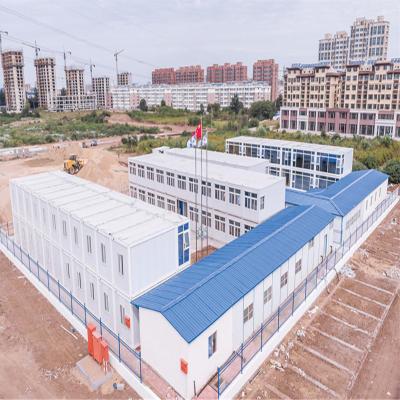 China Easy moveable type 40 feet container house wall cladding for sale