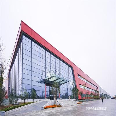 China Fast and easy assemble prefab warehouse buildings steel structure prefab hall steel structure for sale