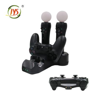 China Charger for 2 PS4 Controllers + 2 Big MOVE 4 in 1 Charging Station for PS4 VR Controller and PS4 MOVE for sale