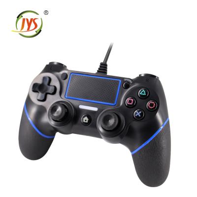 China Cable Controller Gamepad Controller Console USB Wired Connection Gamepad Controller For PS4 Black for sale