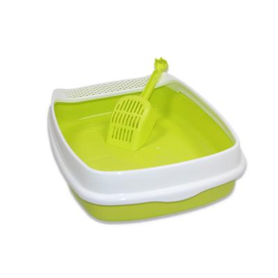 China Sustainable Hot Sale Pet Cleaning Products Litter Box For Cats Cat Litter Box With Shovel for sale