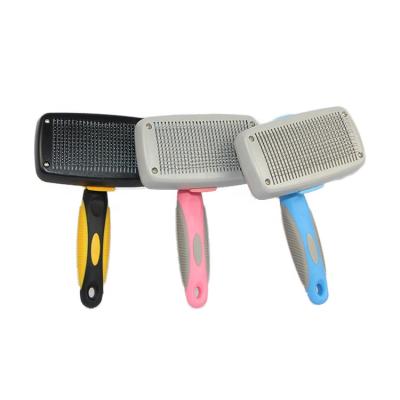 China Sustainable New Style Pet Tools Pet Grooming Brush Dog Mold Slicker Sweep Dog Cat Hair Cleaning Brush for sale