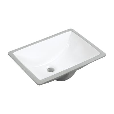 China Ceramic Modern American Standard Washroom Under Counter Basin Bathroom Sink for sale