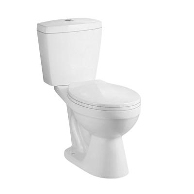 China Double-flush Inodoro Extended Siphonic S Trap Ceramic Two Piece Bathroom WC Toilet for sale