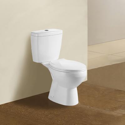 China Double-Flow Modern Lavatorio Bathroom Toilet Water Closet Ceramic WC Two Piece Toilet for sale