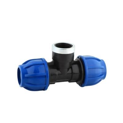 China Other Plastic HDPE PP Compression Fitting for Watering Irrigation on Plastic Pipe Plumbing for sale