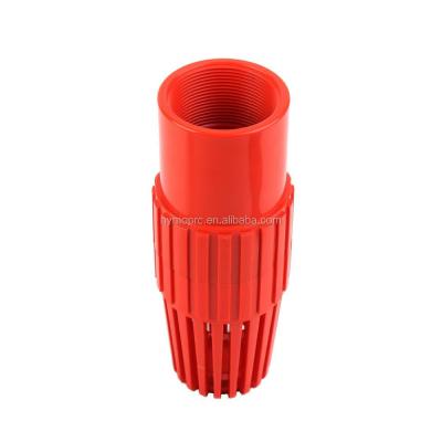 China ASTM/DIN/ASNZ/JIS Standard 6 inch UPVC PVC Foot Valve for Water Pump Industrial Valve for sale