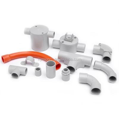 China STANDARD Length PVC Conduit Fittings for Electrical and Sanitary in Various Sizes for sale