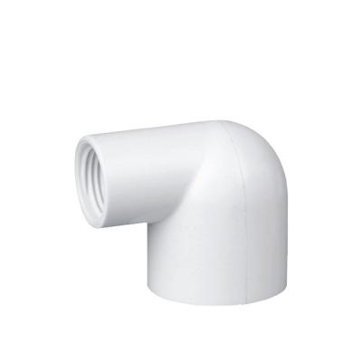 China STANDARD Thickness PVC Pipe Fitting for Pool White Round Head NPT BSP BSPT Thread Type for sale