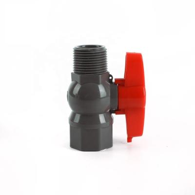 China OEM Plastic PVC/UPVC Ball Valve for Ball Valves Category STANDARD Length Manufactured for sale