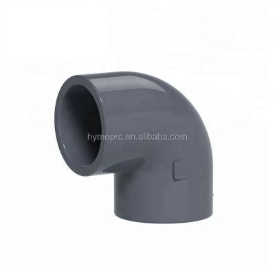 China STANDARD Length PVC Fittings DIN Standard 90 Degree Elbow for Water Supply 3 Inch PN10 for sale