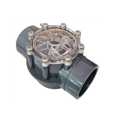 China PP Ball Check Valve for High Pressure Well Pump Plumbing Material 1/2