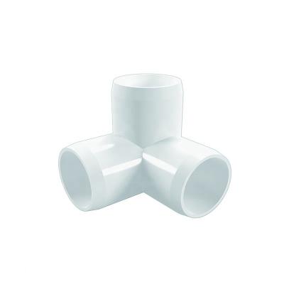 China ASTM Standard 3/4 Inch 3 Way Corner Connector Joint Elbow PVC Pipe Fittings for Plumbing for sale