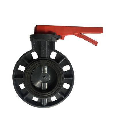 Chine Valve à papillon de type gaufre en PVC pour l'alimentation hydraulique à l'eau à vendre