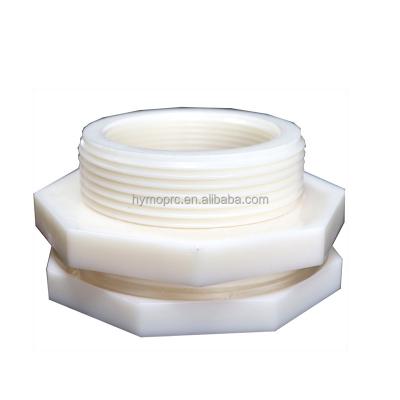 China Plastic Pipe Connector Tank Connector 75m for Plumbing Fittings 3 Inch Bulkhead Fitting for sale