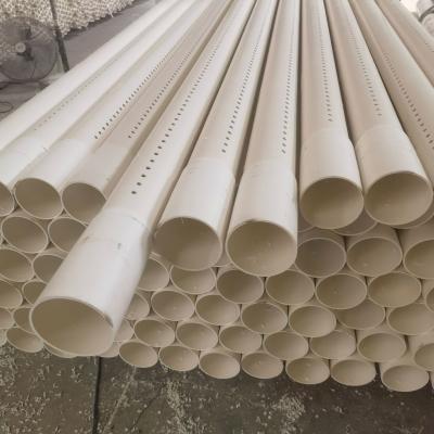 China 4-Inch PVC Drainage Perforated Pipes for Effective Water Drainage and Improved System for sale