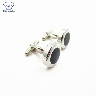 China Cufflink Maker 316L Stainless Steel Make Custom Cufflinks Custom Logo Watch Enamel Cufflinks for sale