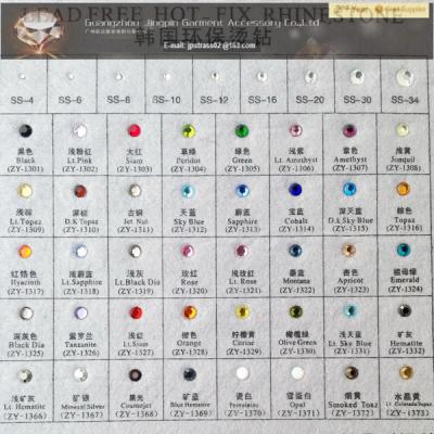 Κίνα Flatback guaranteed korea low lead high quality hotfix crystal fake stones for underdress προς πώληση