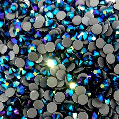 Cina Flatback Grade 6A Extremely Improve SS6-30 Hotfix Korean Rhinestone Shiny Rhinestone Fix Loose Flat Back Ab Color Hot Size in vendita