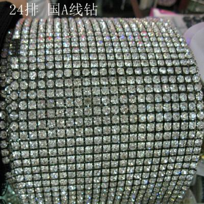 China Chinese Product Quality Products Five Star Cup Chain Rhinestone Crystal Setting For Party Decoration for sale