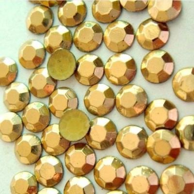 中国 china wholesale rhinestud flatback hot fix 2mm 3mm 4mm 6mm for garment shoes t-shirt, octagon shape hot fix convex studs for denim 販売のため