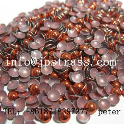 China Different Sizes Flatback Hot Fix In Neon Color Studs Textured Half Round Nailheads Factory Directly Sale Te koop