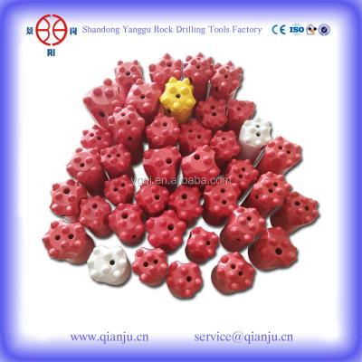 China Quarry Thread or Taper Button Bits Tungsten Carbide Rock Drill Bits for sale