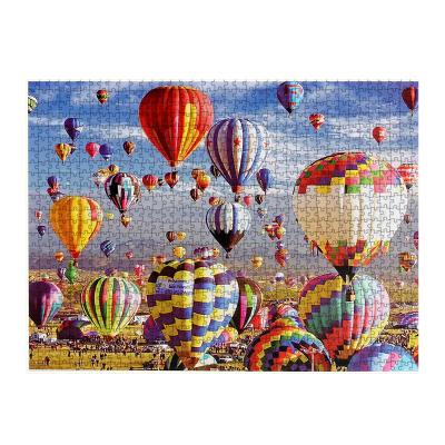 China Cartoon Toy Hot Air Balloon Jigsaw Jigsaw Puzzle Game Illustration Game-Great For Adults Teens for sale