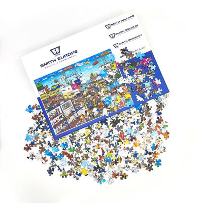 China Custom cartoon toy factory price puzzle 500 1000 2000 piece paper jigsaw puzzles for adults for sale