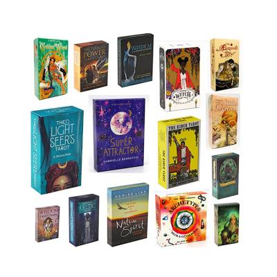 China Custom Affirmation Paper Cards Printing Oracle Playing Cards Affirmation Tarot Oracle Paper Cards Board Game for sale